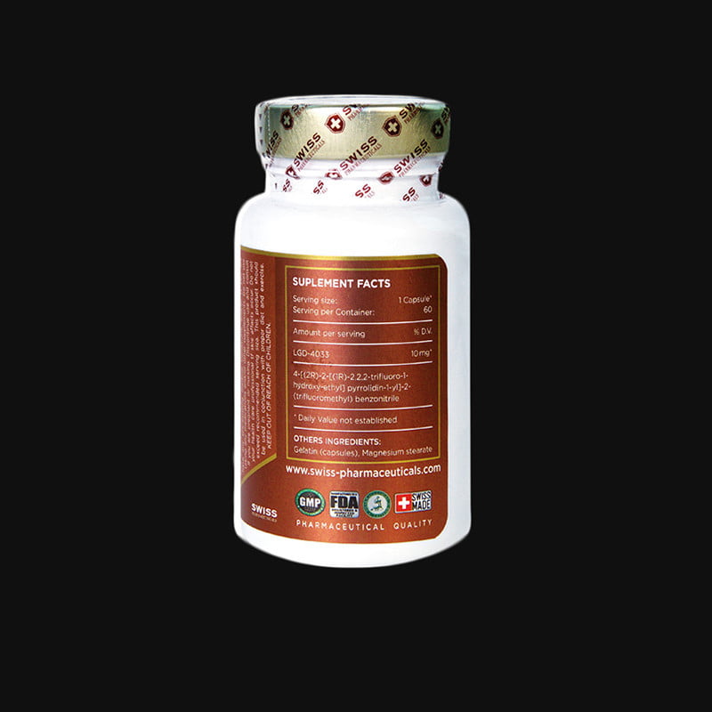 Swiss Pharmaceuticals Ligandrol (LGD-4033) 60 kapslí