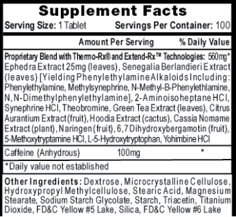 Hi-tech Pharmaceuticals Lipodrene Hardcore 90 kapslí