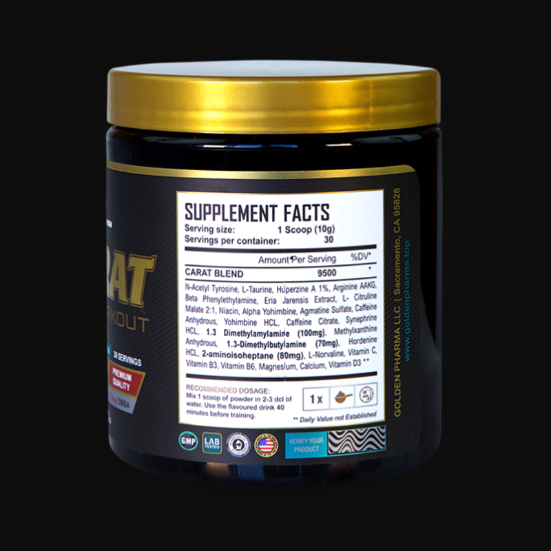 Golden Pharma Carat Pre-Workout 300g