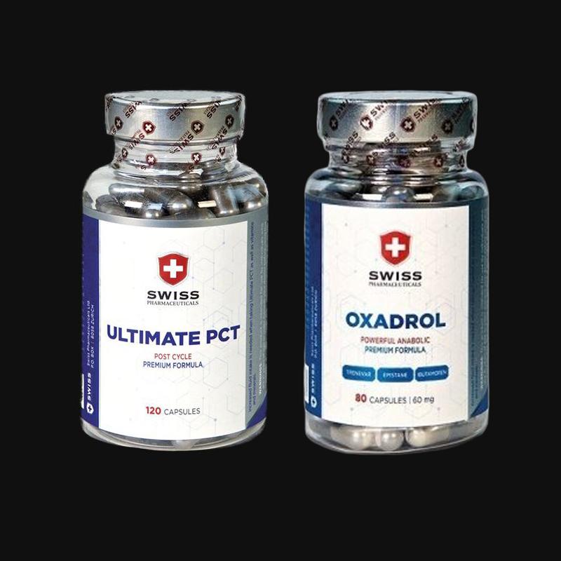Swiss Pharmaceuticals Oxadrol 80 tablet + Ultimate PCT 120 kapslí