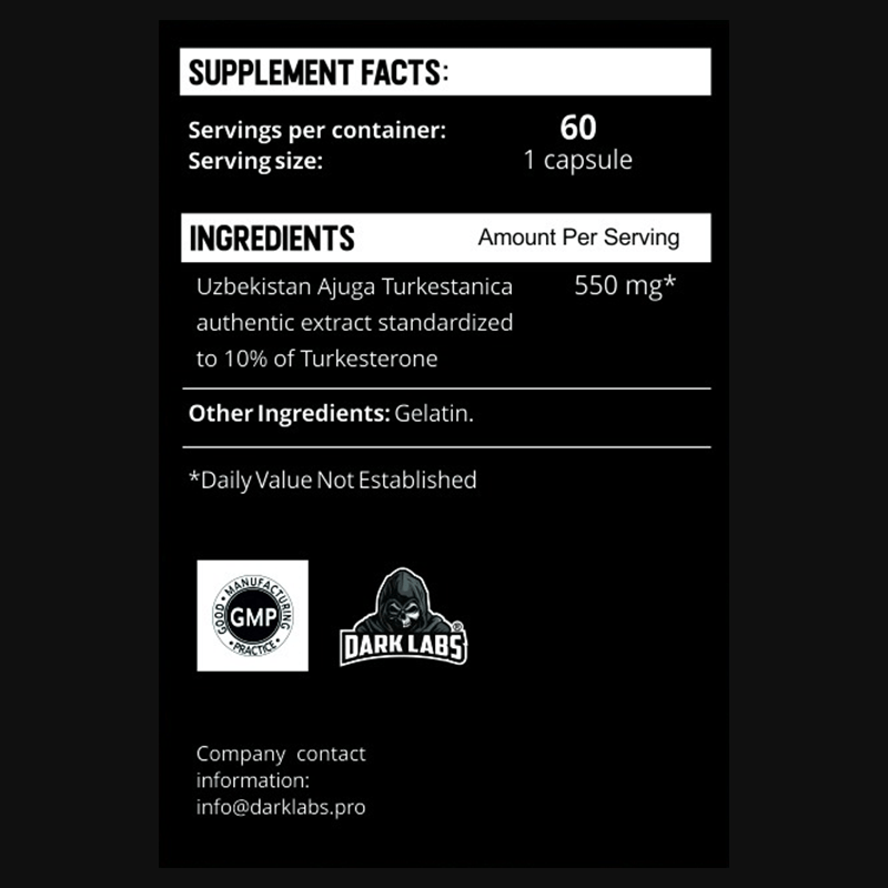 Dark Labs Uzbek Turkesterone 60 caps