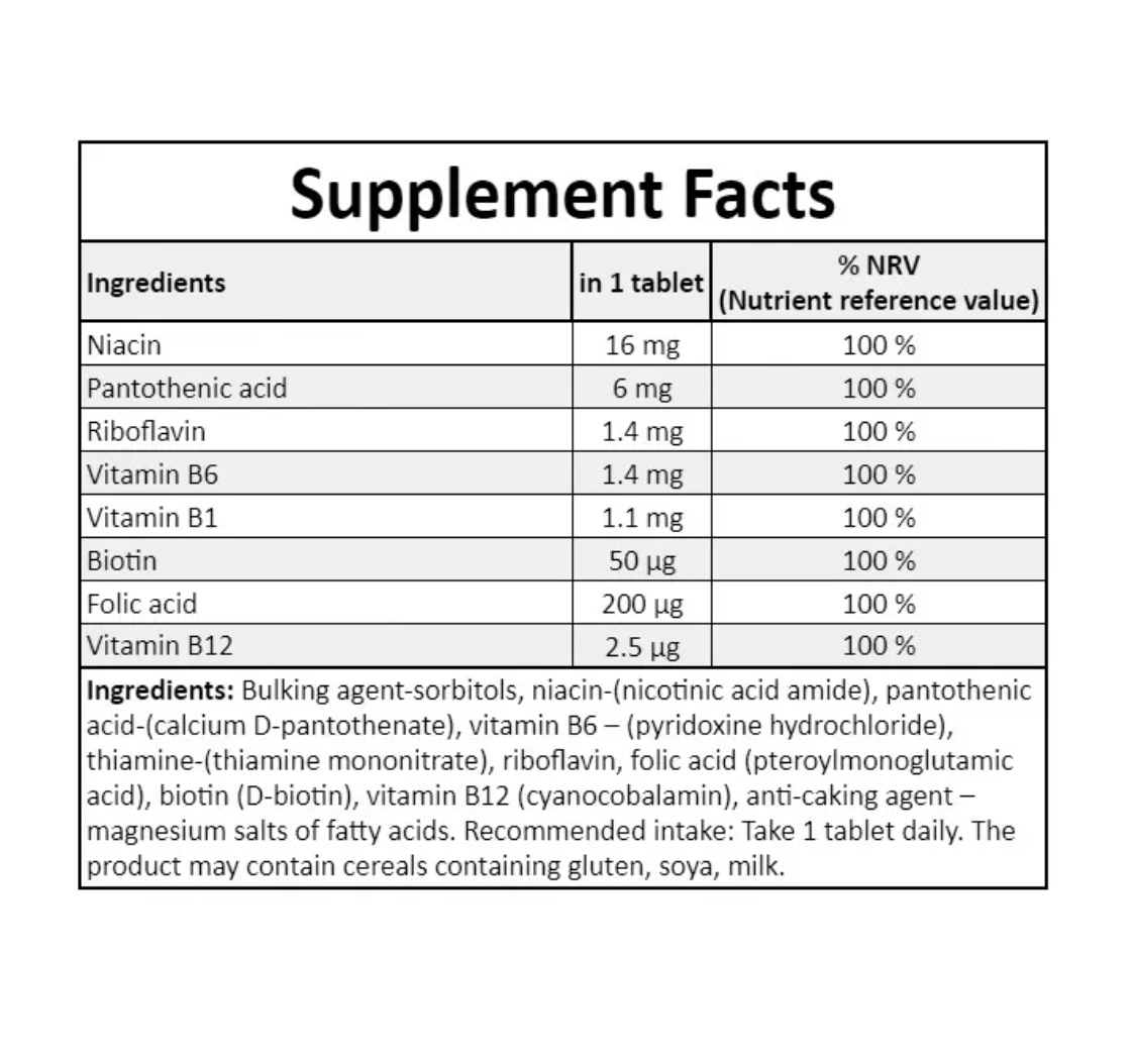 MP Nutrition B-Complex - 90 tab
