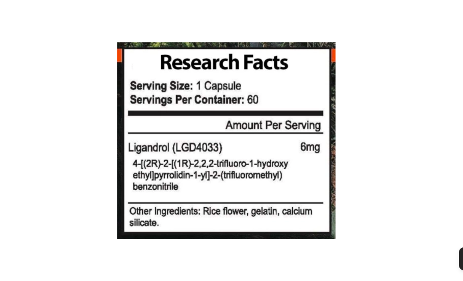 Lawless Labs Ligandrol LGD-4033 60 caps