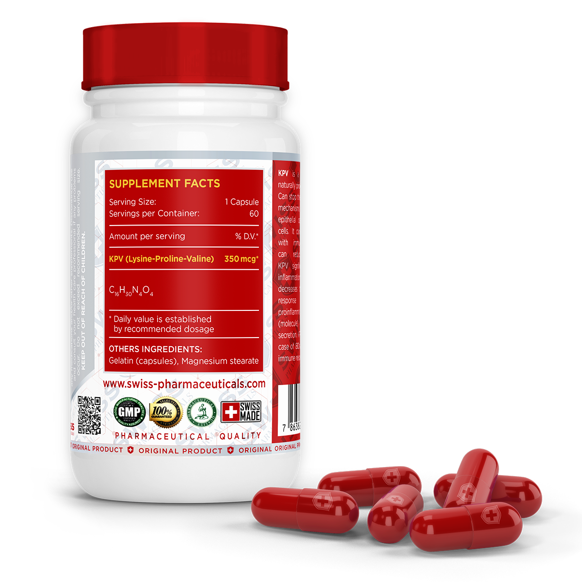 Swiss Pharmaceuticals KPV 60 capsules