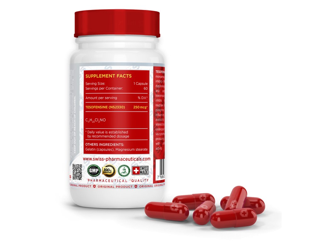 Swiss Pharmaceuticals Tesofensine 60 kapslí