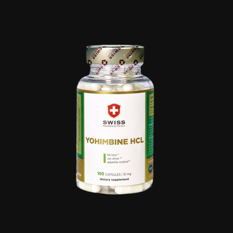 Swiss Pharmaceuticals - Yohimbine HCL 100 kapslí