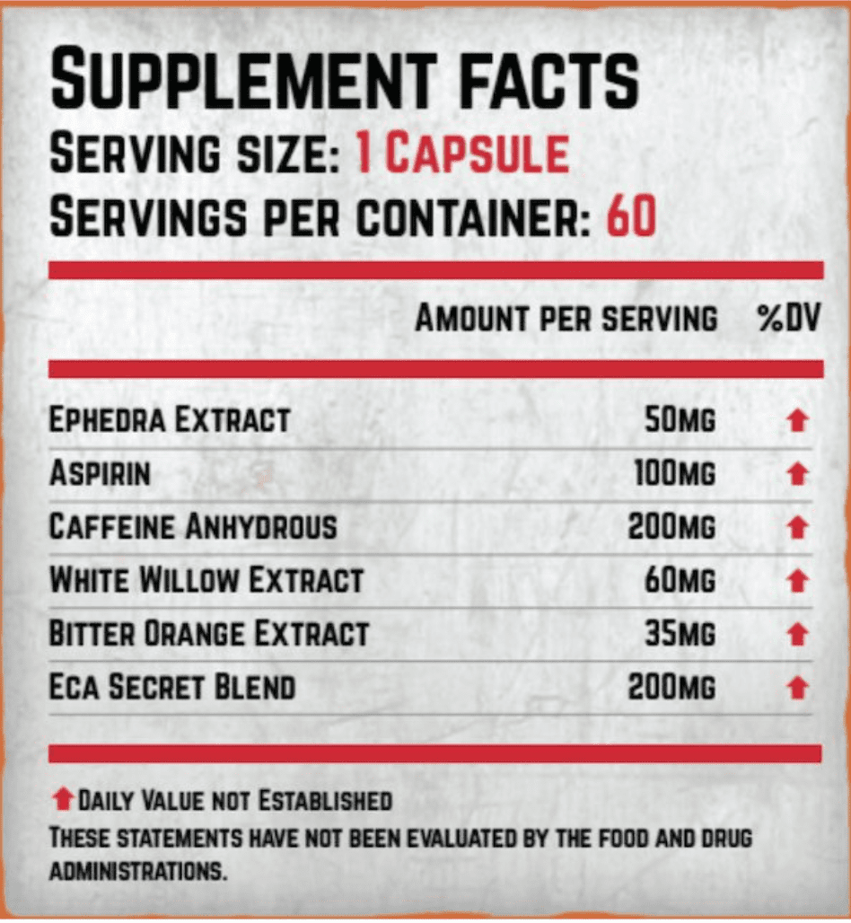 Brutal Labz Eca Fat Attack 60 capsules